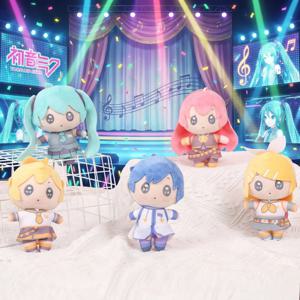 새로운 하츠네 미쿠 만화 플러시 인형 키체인 백팩 참 장식품 봉제 인형 클로 머신 경품 애니메이션 피규어 귀여운 팬들을 위한 선물