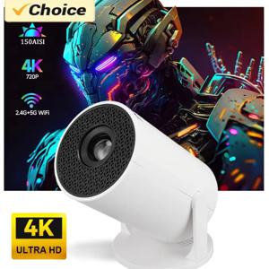 HY200 270 회전식 프로젝터 PC USB 호환 풀 HD 720P 휴대용 비디오 프로젝터 HDMI 지원 홈 시네마 야외용