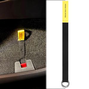 테슬라 모델 Y용 후방 도어 기계식 스위치 확장형 차량 도어 비상 핸들 수동 도어 릴리스 비상 풀러 버튼