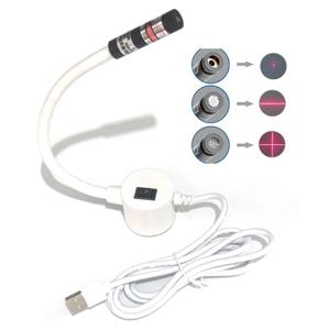 USB 전원 DC5V 적색 레이저 가이드 라이트(절단용), 자석 베이스가 있는 적외선 작업등, 재봉틀 부품