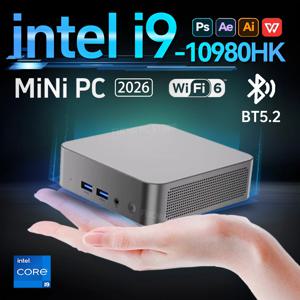 윈도우 11 인텔 i9 미니 PC 인텔 코어 i9 9900U 미니 호스트 16/32GB DDR4 2048GB SSD WIFI 6 BT5.2 게이밍 미니 PC