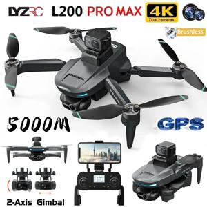 L200 Pro MAX GPS 드론 4K 전문가용 듀얼 HD 카메라 2축 짐벌 5G WIFI 장애물 회피 브러시리스 RC FPV 쿼드콥터 드론