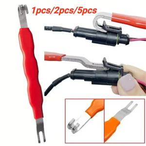 5pc/1pc 세륨 전기 단자 커넥터 분리기 제거 풀러 도구 수리 라인 터젠트 오일 파이프 분리 펜치 미끄럼 방지