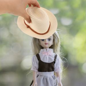 DIY 장식 공예 소품 미니 웨스턴 인형의 집 용품 작은 밀짚모자 장식 사진 소품