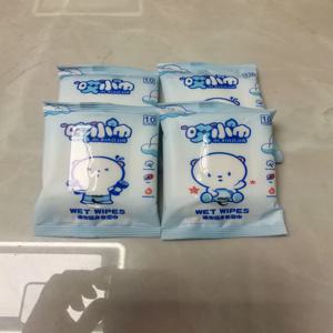 아이샤오진 10매 물티슈 |   학생, 어린이 및 가족을 위한 휴대용 제품 |   일상 청소 및 성인 케어