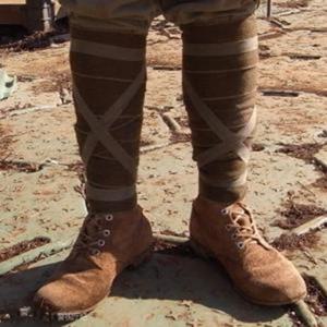 한 쌍 대전 일본 육군 군사 군인 울 레깅스 퍼티 GAITERS-JP033