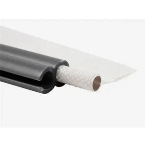 1m 캐러밴 천막 레일 배관 6mm 더블 플랩 블랙 그레이 PVC 코어 Keder 캠핑/텐트/차양/텐트