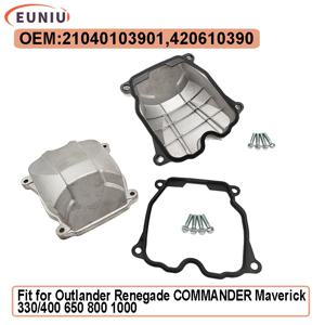Outlander Renegade COMMANDER Maverick 330/400 650 800 1000 부품 번호에 맞는 가스켓이있는 2 세트 밸브 커버 420610393 420630260