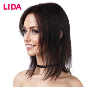 실크 베이스 클로저 5.5*6 인모 가발 상단 클립, 스트레이트 커버, 여성 레미 내추럴 컬러 헤어, 흰색 탈모