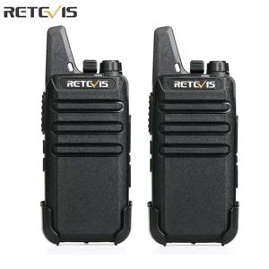 Retevis RT622/RT22 2개 미니 무전기 면허 없이 사용 가능한 PMR/FRS 양방향 무전기 VOX 휴대용 호텔 레스토랑 캠핑용