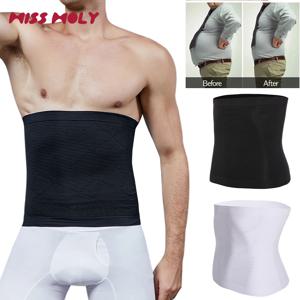 Mens Tummy Control Shapewear 압축 허리 Cincher 슬리밍 바디 셰이퍼 배꼽 지방 거들 위 밴드 백 지원 벨트