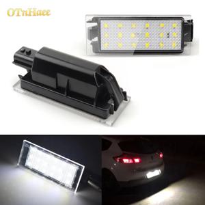 Renault Clio Laguna 2 Megane 3 Twingo Master Vel Satis Wind Trafic Twizy 라이센스 플레이트 라이트 용 2pcs LED 번호판 라이트