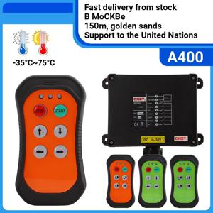 A400 4 버튼 단일 속도 산업용 무선 라디오 크레인 원격 제어 스위치 윈치 호이스트 트랙 크레인 리프트 제어