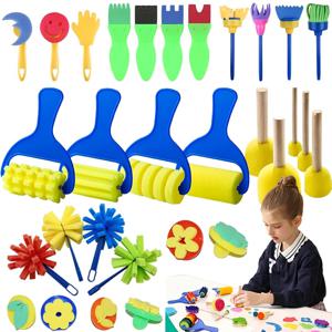 그림 스폰지 브러시 미술 공예 할로윈 그리기 낙서 도구 사무실 문화 교육 용품 롤러 인감 스탬프 TMZ