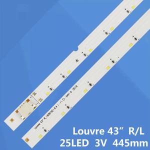 LED 백라이트 스트립, UE43 UN43 UE43K5100 UN43K5100 루브르 43 인치 R L_160919(-0.4/-1.1) BN96-9723A 9722A V6LF_430SFB 430SFA_LED25
