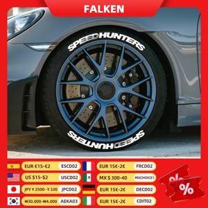하나의 타이어에 대 한 2pcs SPEEDHUNTERS 자동차 3D 타이어 편지 스티커 트렌드 자동 휠 스타일링 장식 데칼 방수 접착제 없음