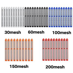 10/20 Pcs 스프레이 건 필터 스프레이 기계 액세서리 에어리스 건 필터 30/60/100/150/200 메쉬 에어리스 페인트 부품 필터