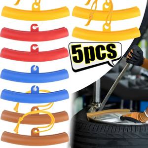 자동차 오토바이 휠 가드 림 프로텍터 빨간색 자전거 자동차 휠 림 프로텍터 타이어 체인저 가드 타이어 변경 보호 도구