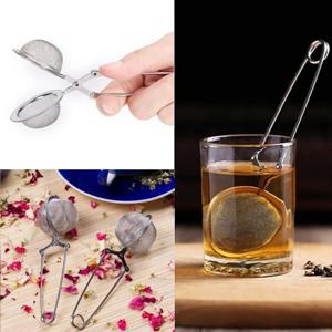 스테인리스 스틸 밀가루 체, 프레스형 설탕 쉐이커 차 여과기, 베이킹 커피 가루 뿌리기용 조절 가능한 손잡이