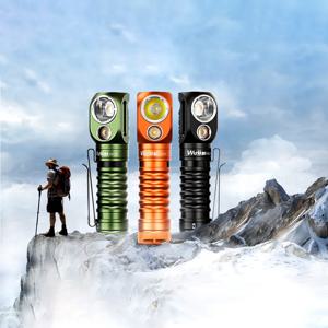 Wurkkos HD20 충전식 전조등 2000LM 자기 토치 IP68 스포트라이트 투광 조명 21700 캠핑 용 EDC 헤드 라이트 보조베터리