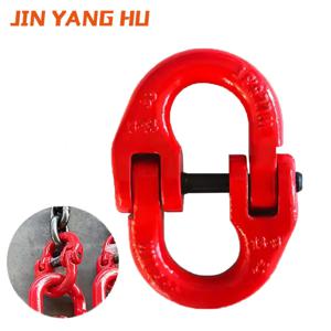 체인 연결 이중 링 버클 G80 합금강 리프팅 버터플라이 버클 길이 조절기 이중 루프 크레인 버터플라이 걸쇠