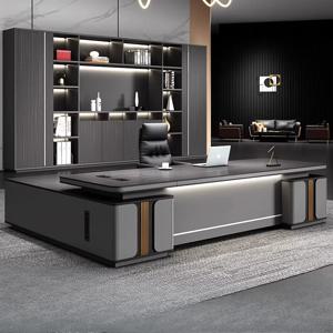 L자형 수납형 임원 책상 디자이너 컴퓨터 책상 컴퓨터 테이블 워크스테이션 모던 메사 에스크리토리오 홈 오피스