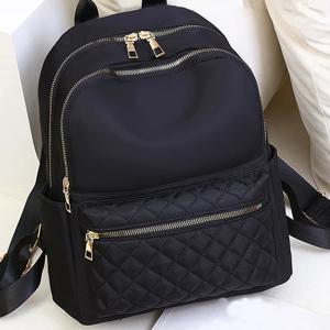 남성과 여성의 새로운 트렌디한 여행 옥스포드 천 소형 백팩, 여성용 다용도 캔버스 가방, 학교 가방