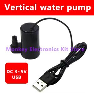 1pcs DC 3-5V USB 마이크로 잠수정 미니 저소음 브러시리스 워터 펌프 수족관 물고기 탱크 연못 분수 수경법 정원