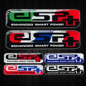 1 쌍 3D 에폭시 수지 젤 오토바이 스티커 모토 스쿠터 바디 ESP ESP + 로고 엠블럼 데칼 액세서리 혼다 PCX150 PCX160