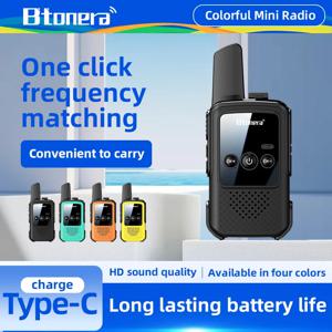 BTONERA BT300 미니 워키 토키 양방향 라디오 워키 토키 PMR/FRS 통신 라디오 캠핑 어린이 장난감 선물용 휴대용