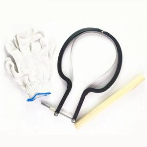 Malathorne 탁구 고무 커터 프레임 나이프 세트 고무 시트 절단용, 롤링 스틱 및 장갑 포함