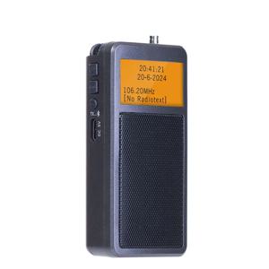 다기능 미니 휴대용 블루투스 라디오 음악 플레이어 알람 시계 DSP FM 스테레오 라디오 충전식 내장 스피커