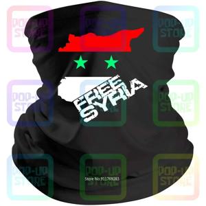 무료 시리아 바샤르 알 아사드 아사드 반란군 시리아 국기 난민 검은 두건 발라클라바 스카프 넥 게이터 입 커버