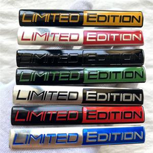 바디 트렁크 테일 사이드 자동차 스티커 데칼 장식 액세서리에 적합한 2pcs 금속 한정판 자동차 로고