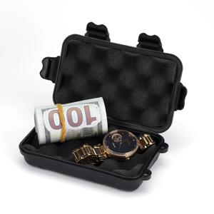 이중 강력 자석 방수 공구함 차량용 휴대용 내장 스펀지 패드 보관함 귀중품 보관함 열쇠