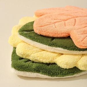부드러운 이중층 잎 모양 손수건 두꺼운 흡수성 걸이형 손수건 빠른 건조 손수건 주방 욕실용
