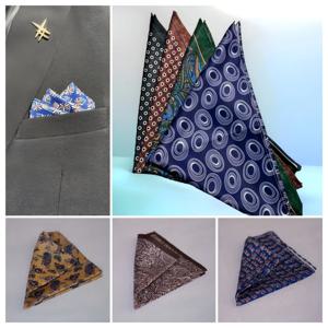 남성용 포켓 스퀘어 패션 신상품 스타일리시 접이식 스퀘어 손수건 신사 액세서리