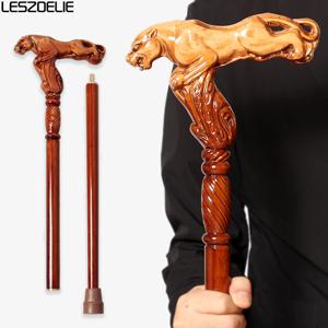 우아한 탈부착식 레오파드 나무 지팡이 독일산 너도밤나무 남녀 공용 스타일리시한 보행 보조기구