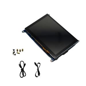 5 인치 LCD HDMI 모니터 울트라 HD 800*480 해상도 IPS 디스플레이 용량 성 터치 스크린 라스베리 파이 2B/3B/3B +/4B 용 드라이버 없음