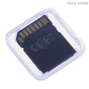 10개 메모리 카드 케이스 박스 보호 케이스 SD SDHC MMC XD CF 카드용 투명