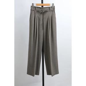 하이웨이스트 울 스트레이트 레그 수트 팬츠 롱 트라우저 가을 겨울 신상 여성 캐주얼 하이웨이스트 스트레이트 레그 팬츠
