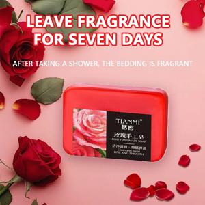 장미 에센셜 오일 비누는 얼굴과 몸을 깊게 클렌징하고, 오래 지속되는 향을 남기면서도 보습과 수분을 공급합니다.