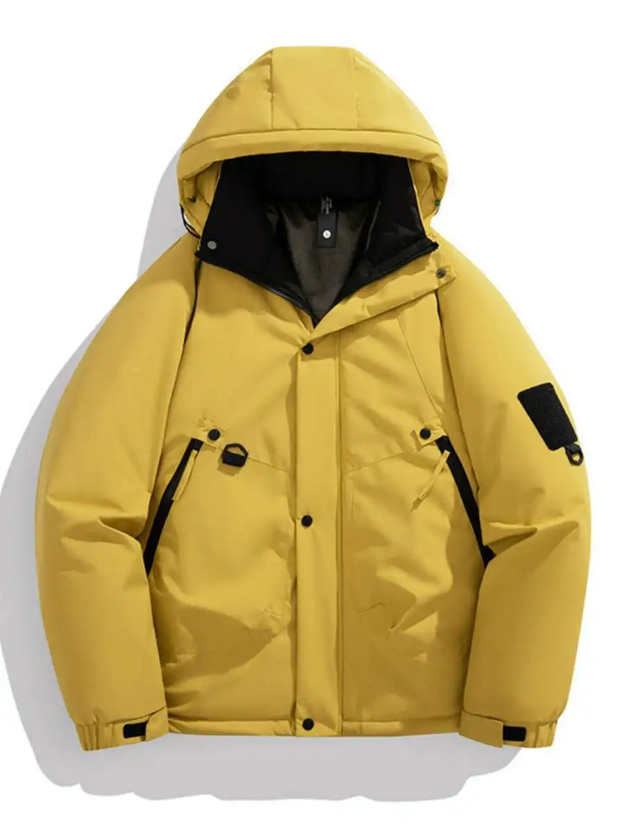 두꺼운 미국 스타일 남성 작업복 면 재킷 가을 겨울 야외 보온 패션 브랜드 다운 코튼 코트 트렌디