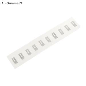 10Pcs NFC 칩 Ntag213 스티커 습식 인레이 11x21MM 13.56MHz RFID 라벨 태그 213 위조 방지 라벨 전자 라벨
