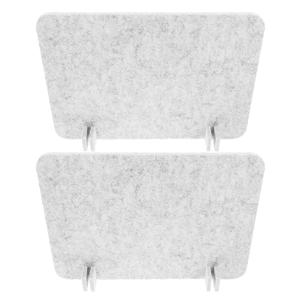 2개 책상 칸막이 패널 펠트 프라이버시 스크린 사무실 학생 책상용 간편 청소 미니멀리스트 디자인 도구 필요 없음 공간 절약 작업용