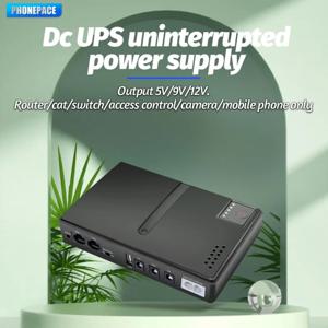 EU 플러그 1018L DC UPS 배터리 백업 5V 9V 12V 2A 15V 24V 출력 무정전 전원 공급 장치 85‑265V UPS 배터리 백업