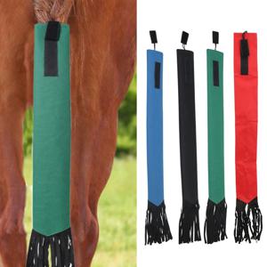 말꼬리 가방 부직포 방수 통기성 말꼬리 보호대 프린지 포함 말꼬리 보호 슬리브