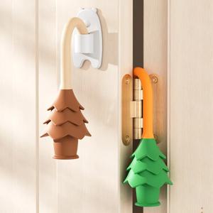 어린이 안전 손끼임 방지 도어 잠금 클램프 걸이형 도어 스토퍼 카드 타입 - 추가 보안을 위한 닫힘 방지