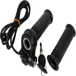 리드스타 Q20용 전기자전거 풀 트위스트 스로틀 22MM 3핀 풀 트위스트 스로틀 키 포함 범용 전기자전거 스로틀