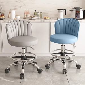 가정용품 주방 의자 쉘 의자 높은 의자 만능 휠 리프트 의자 프론트 체크아웃 페이지 바퀴가 달린 바 의자